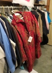 Coat in closet